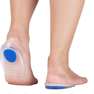 Palmilha de Silicone Anti-Impacto Conforto para o Calcanhar